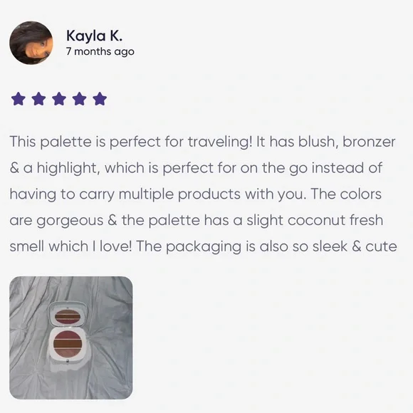 O!Mega x Three Powder X-TRA LARGE Blush-Bronze-Highlight Tantalize Glo Palette - Picture 8 of 16